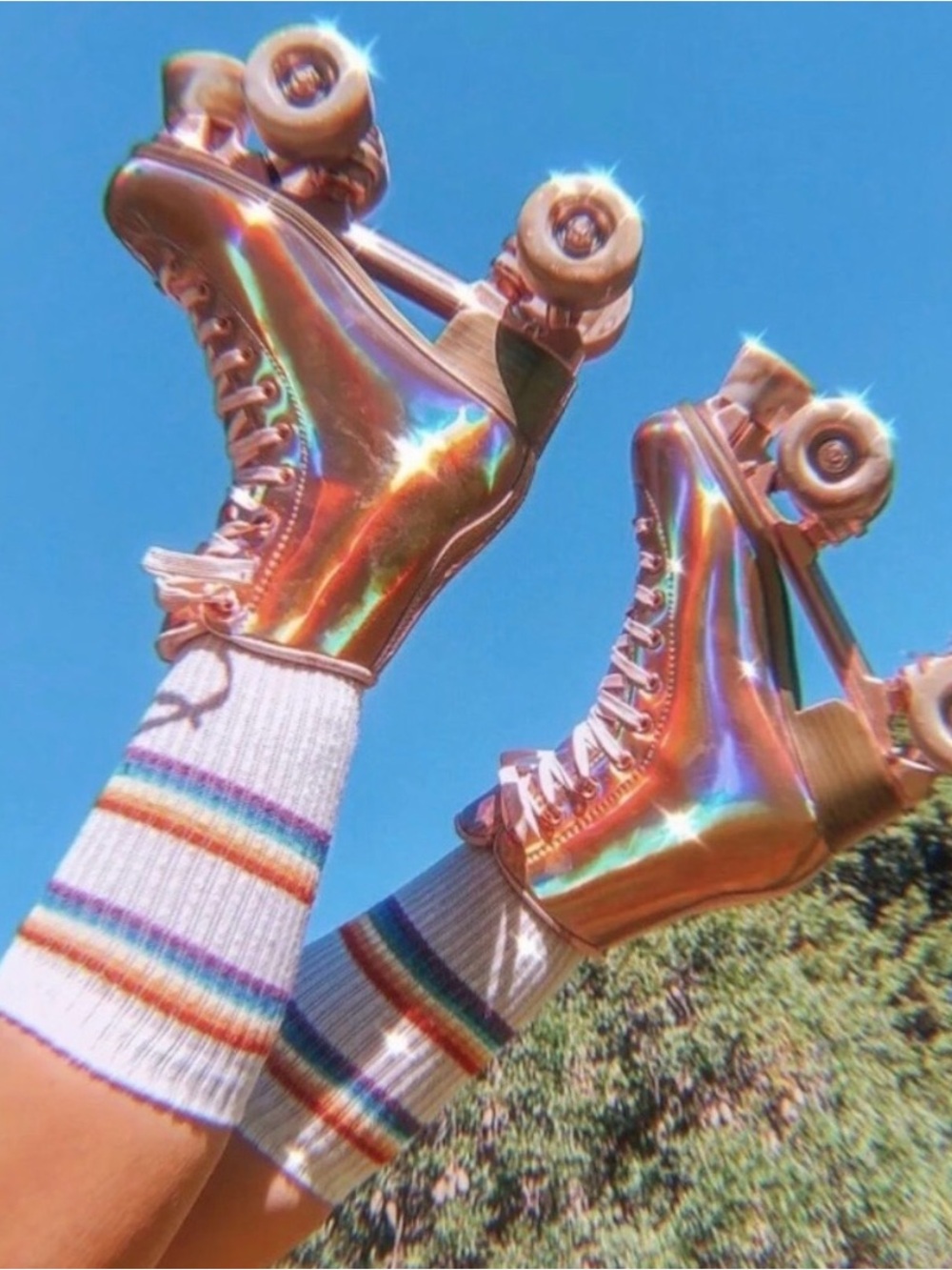Impala Rose Gold quad skates size 11 with box